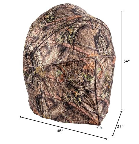Ameristep Tent Chair Blind | 1-Person Hunting Blind in Mossy Oak Break-Up Country - Thumbnail 3