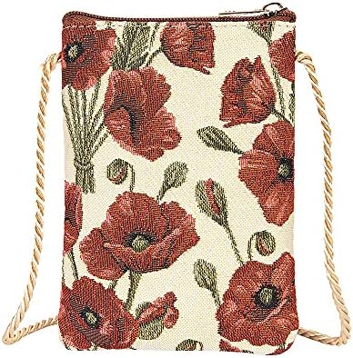 Signare Tapestry Mini Crossbody Phone Bag, Ladies Purse for Phone, Mobile Phone Bag, Phone Purse, Smart Phone Bag
