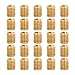 E-Z Lok 400-4 Threaded Insert, Brass, Knife Thread, 1/4"-20 Internal Threads, 0.500" Length (Pack of 25)