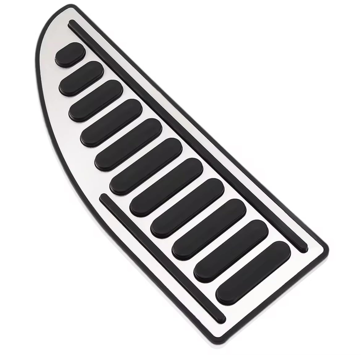 Repose pied alu sport pour Pédalier ALU D-F- sport pour pédale automatique ou manuelle repose-pied en acier inoxydable antidérapant alu compatible avec d'autres véhicules (Vérifiez la taille)