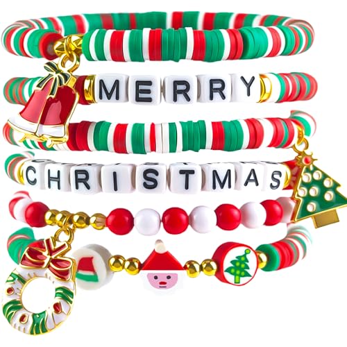 OHOME Stocking Stuffers - 6 Pack Bracelets for Teen Girls Women | Christmas Gifts for Teens Men...