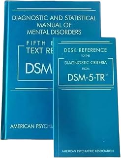 Diagnostic and Statistical Manual of Mental Disorders, DSM -5 TR Text Revision Dsm-5-tr 5th Edition with Free DSM 5 tr Desk Reference Study Pack