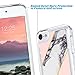 ULAK iPod Touch 6 Case, iPod 5 Case, iPod Touch 7 Clear Case Slim Anti-Scratch Flexible Soft TPU Bumper Hybrid Shockproof Protective Case for Apple iPod Touch 5/6th/7th Gen, Pin Marble