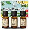 Etherische Oliën Set 3X10ml – 100% Puur & Natuurlijk – Cadeau Citrusolie Set 3 Oliën – Aromatherapie – Cadeauset…