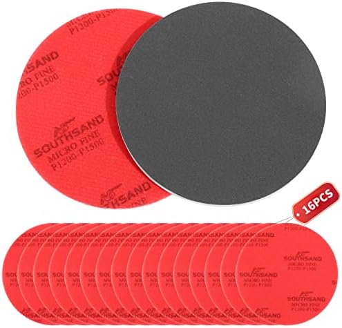 GSSHBR 16 Pack Bowling Sanding Pads Bowling Accessories Bowling Ball Sanding Sand Pads Resurfacing Polishing Cleaning Kit, Grit 500, 800, 1000, 1200, 1500, 2000, 2500, 3000，4000