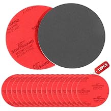 16 Pack Bowling Sanding Pads Bowling Accessories Bowling Ball Sanding Sand Pads Resurfacing Polishing Cleaning Kit, Grit 500, 800, 1000, 1200, 1500, 2000, 2500, 3000,4000