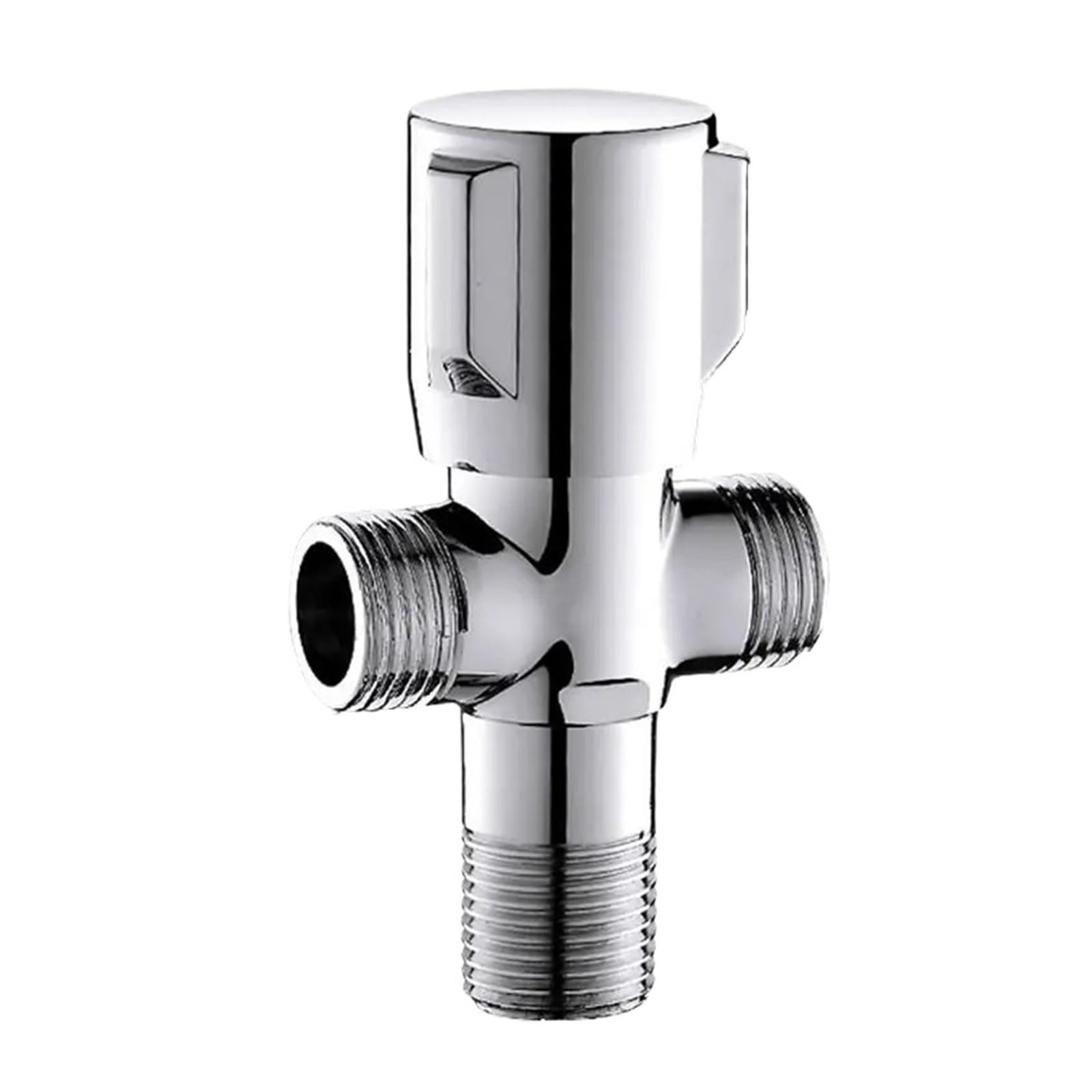 Bvhisehp B G1/2 Thread Stainless Steel Angle Stop Valve Household Kitchen Athroom Water Pipeline Control Filling Valve