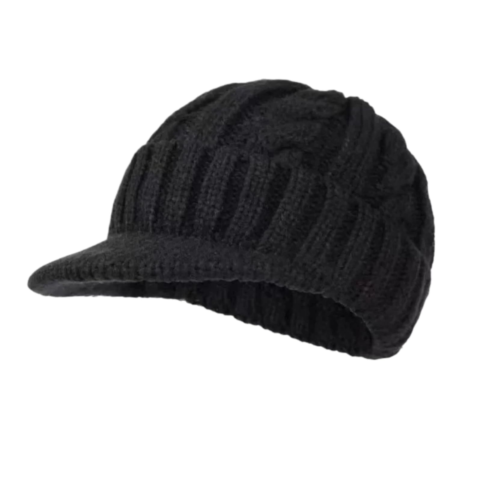 Berretto Maglia Imbottita Protezione Orecchie Antivento Invernale | Caldo Extra, Fodera Felpa, Alla Moda, Antifreddo, Vestibilità Elastica