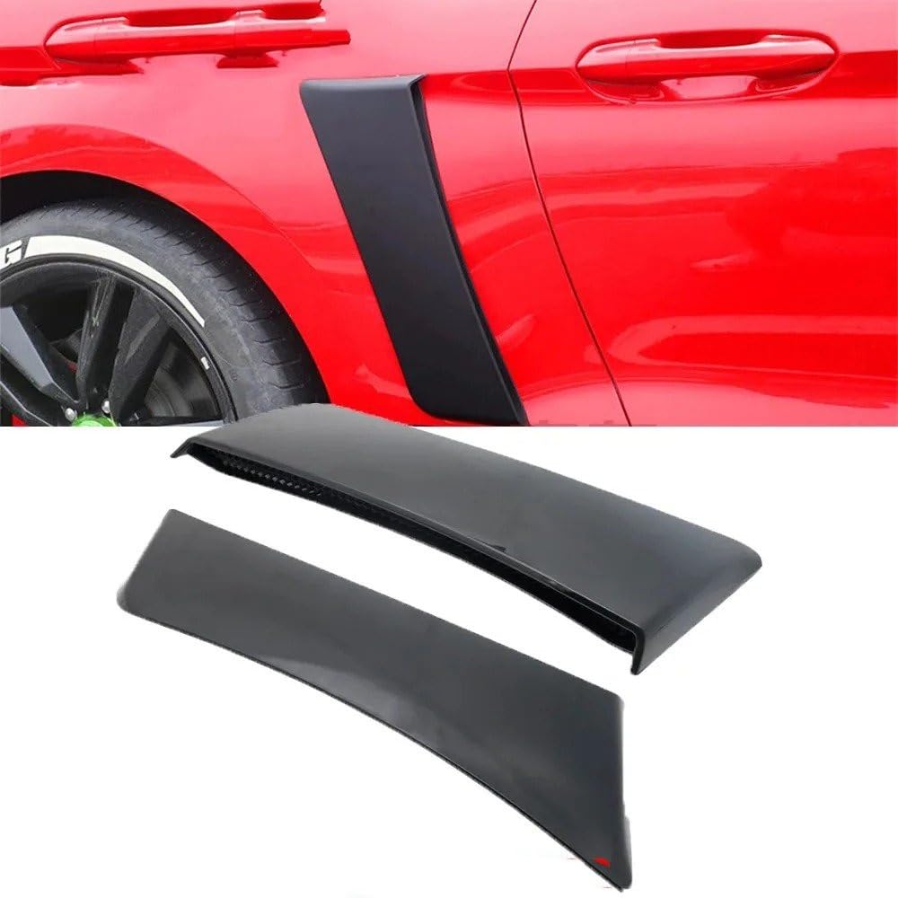 Faldones Laterales para Ford para Mustang Roush 2015-2020 Guardabarros Lateral Trasero Cucharas Puerta Cubierta Marco Estilo Coche Embellecedor Salida