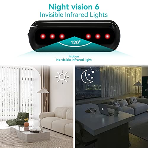 Nazarr Hidden Spy Camera Power Bank With 120° Viewing Angle, Portable Nanny Cam Secret Security Cameras, Camaras Espias Ocultas Hd 2K(2560×1440),64Gb ,10000Ma,Night Vision, Motion Activated(No Wifi)  #TOP2