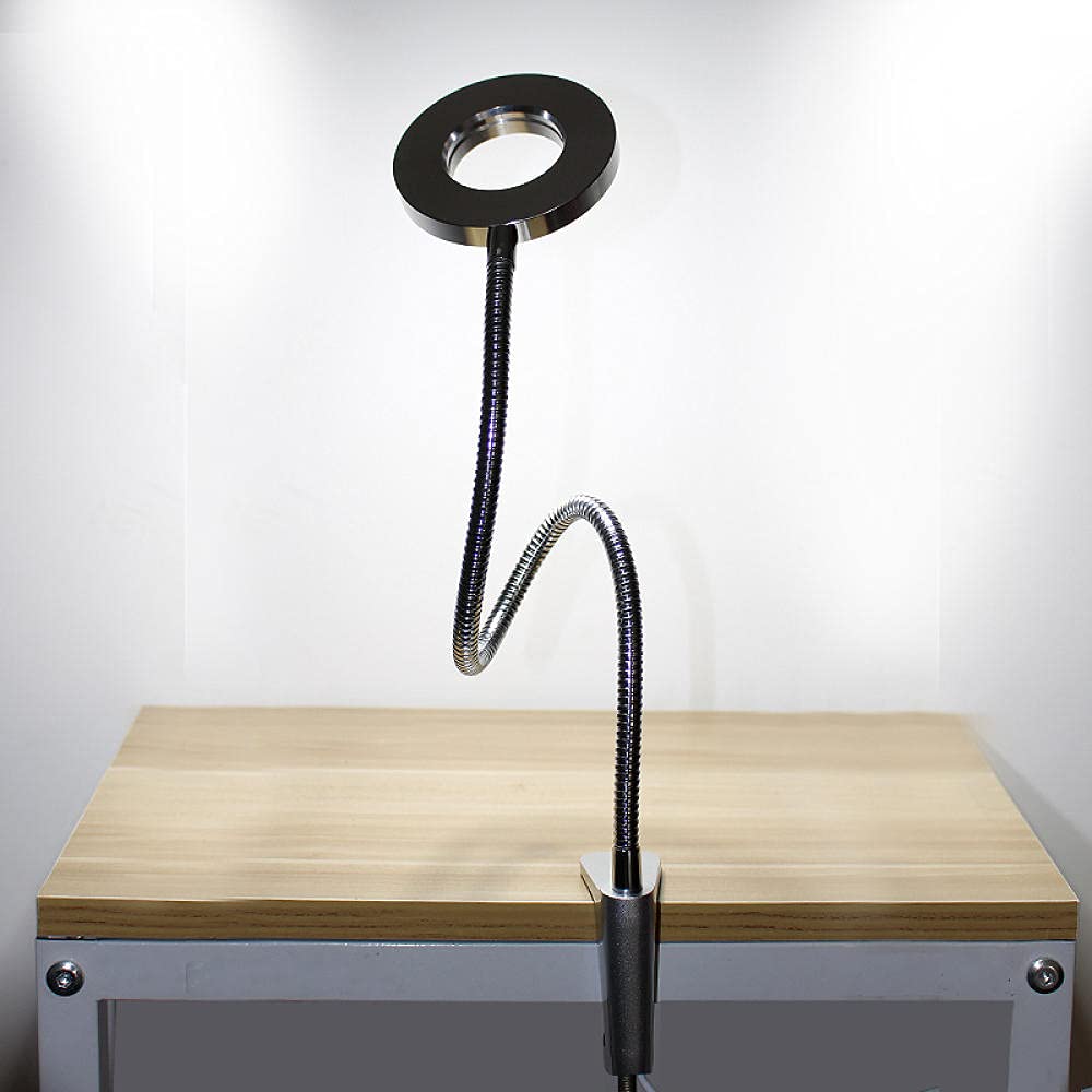 Luci A Clip Lampada Pinza Luce Da Lettura Luce Da Lettura Clip Lampada Da Scrivania In Argento Led, Lampada Luminosa Per La Protezione Degli Occhi, Lampada Dormitorio Del Comodino, Lampada Da Clip Per