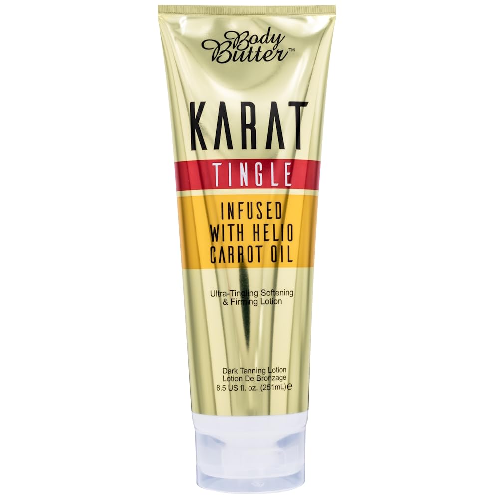 Karat Tingle Tanning Lotion - Infused with Helio Carrot Oil (251ml)