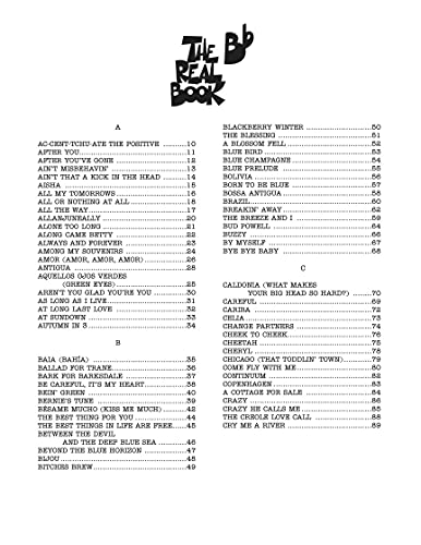 The Real Book Volume III Second Edition Bb Instruments | 400 Jazz and Standard Songs for Trumpet, Clarinet, Tenor Sax | Lead Sheets for Musicians | Hal Leonard Songbook (Real Books (Hal Leonard)) - Image 5