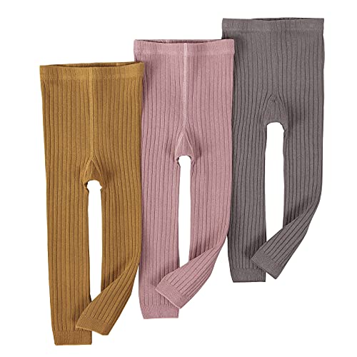 Toddler Baby Basic Ribbed Sweater Leggings Infant...