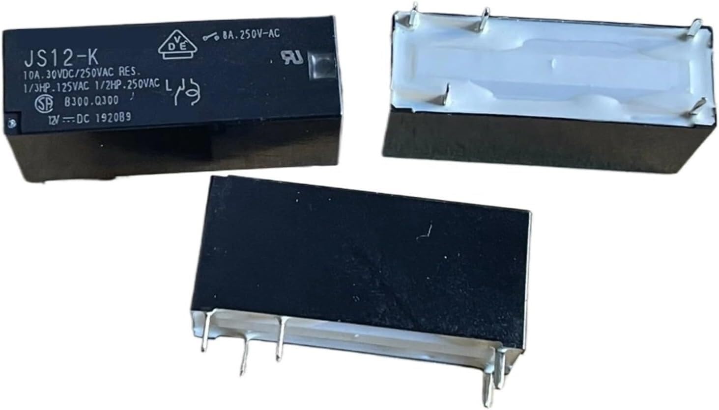 Relais JS5-K 8A 250VAC 5 pins composant de rechange PCB