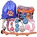 BK PRODUCTS LLC Dog Toys - 8 Extra Large Dog Rope Toys - Dog Chew Toy for Medium and Large Dogs - Set of Dog Rope Toys for Chewing, Tug of War and Teething with Bonus Storage Bag