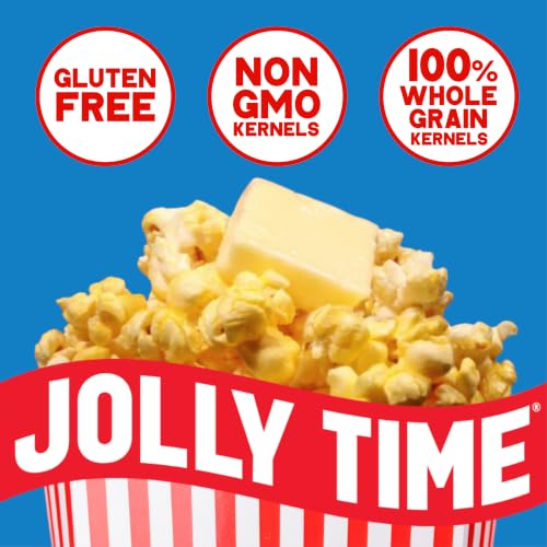 Jolly Time Simply Popped - Lightly Salted Microwave Popcorn, 3oz Sharing Bag, 3 Bags Per Carton (Simply Popped Butter, 3 Ounce (Carton of 3)) - image 3