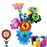 Rainbow Building Discs 500 PCS 42mm Educational Brain Building Toy Interlocking Plastic Construction Connect Set Promotes Fine Motor Skills Developmen