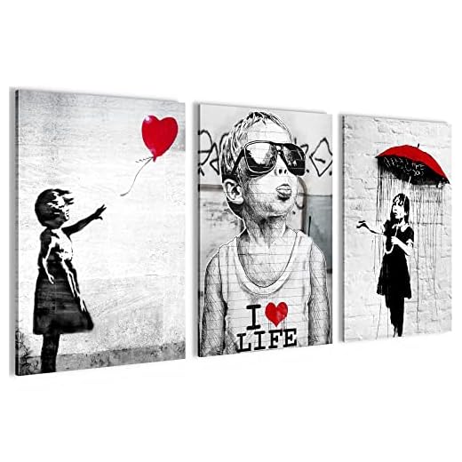 Cuadros Collage Banksy - COMPLETAMENTE LISTO PARA COLGAR - Salón Dormitorio - Street Art - N003136a