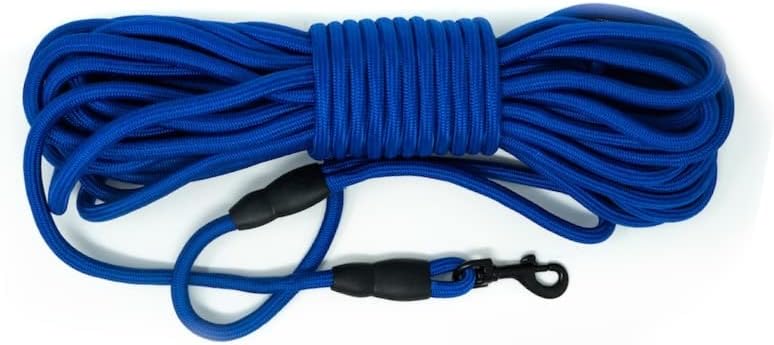 Sarah Hodgson Lightest Long Line Ever Pet Dog Leash, Blue, 25 feet, Control Problem Behaviors - Jumping, Chasing, Calm and Soothe, Teaching Ebook