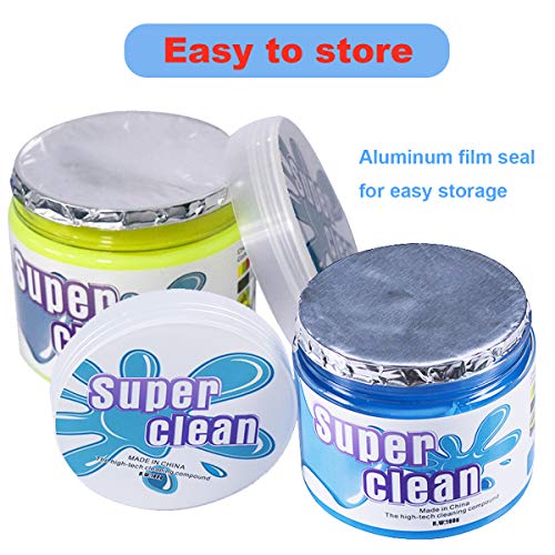 BESTZY Keyboard Cleaner Universele Cleaning Gel - 2 Cans en 2 Borstels Super Clean Snel Verwijderen Vlekken voor PC… - Image 8