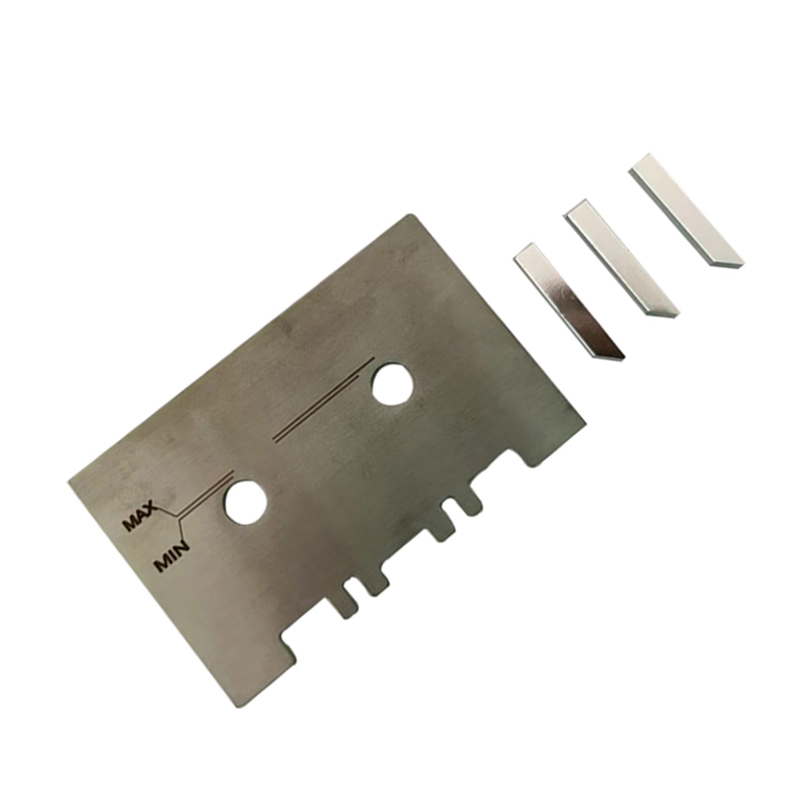 1 indicatore di allineamento meccanico testa e guida + 3 controlli in alluminio