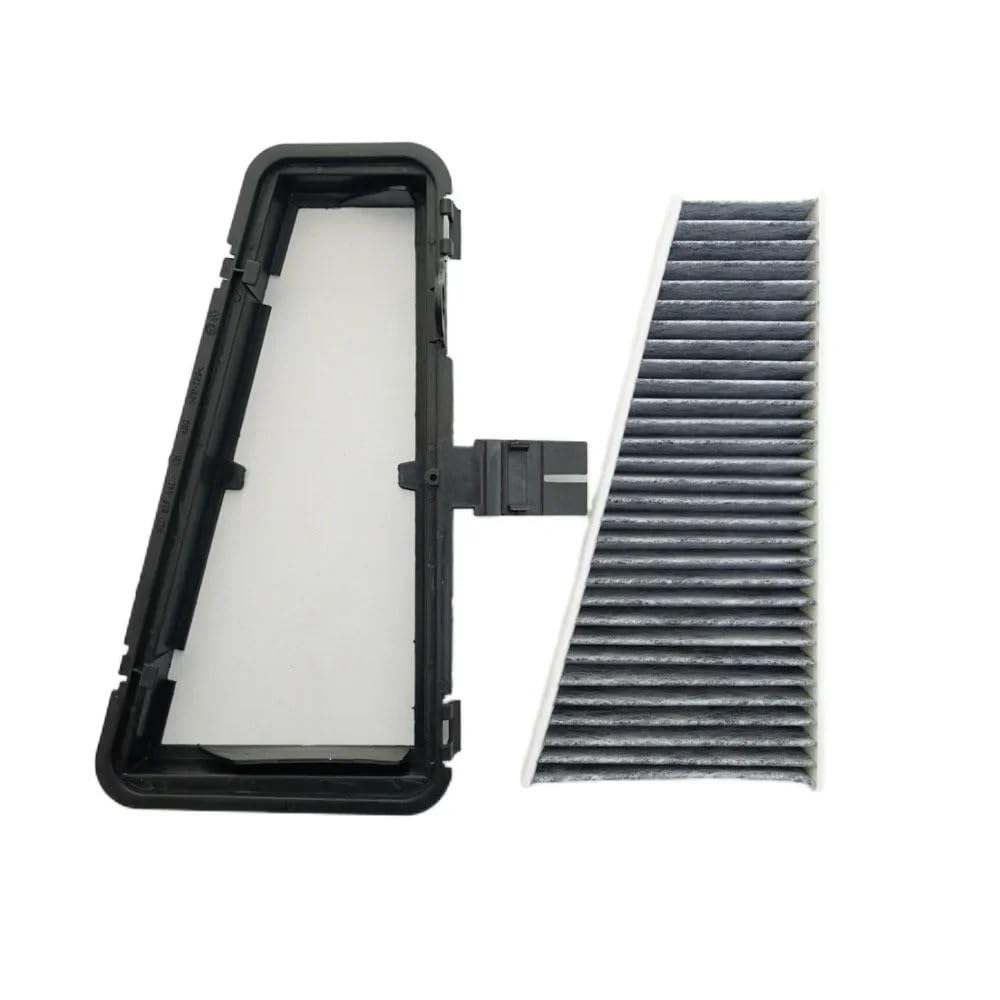 LUTFI Auto Filtro Aire Núcleo De Filtro Aire Acondicionado Externo + Rejilla Sola para A4 B8/Q5 8R/A5 8T 8F S5 OEM 8KD819439 8KD819441(1pc B)