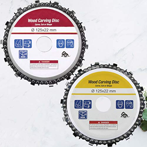 NICEXMAS 5 Polegadas 2 Pcs Moldar Disco de Escultura Em Madeira Disco de Lixar Disco de Lixar Abrasi