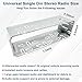 Universal Single Din Stereo Radio Replacement Fitting Cage Kit Installation,Single din Radio Mount,Metal 1 Din Sleeve Installation Kit for Car DVD Player-1 PCS