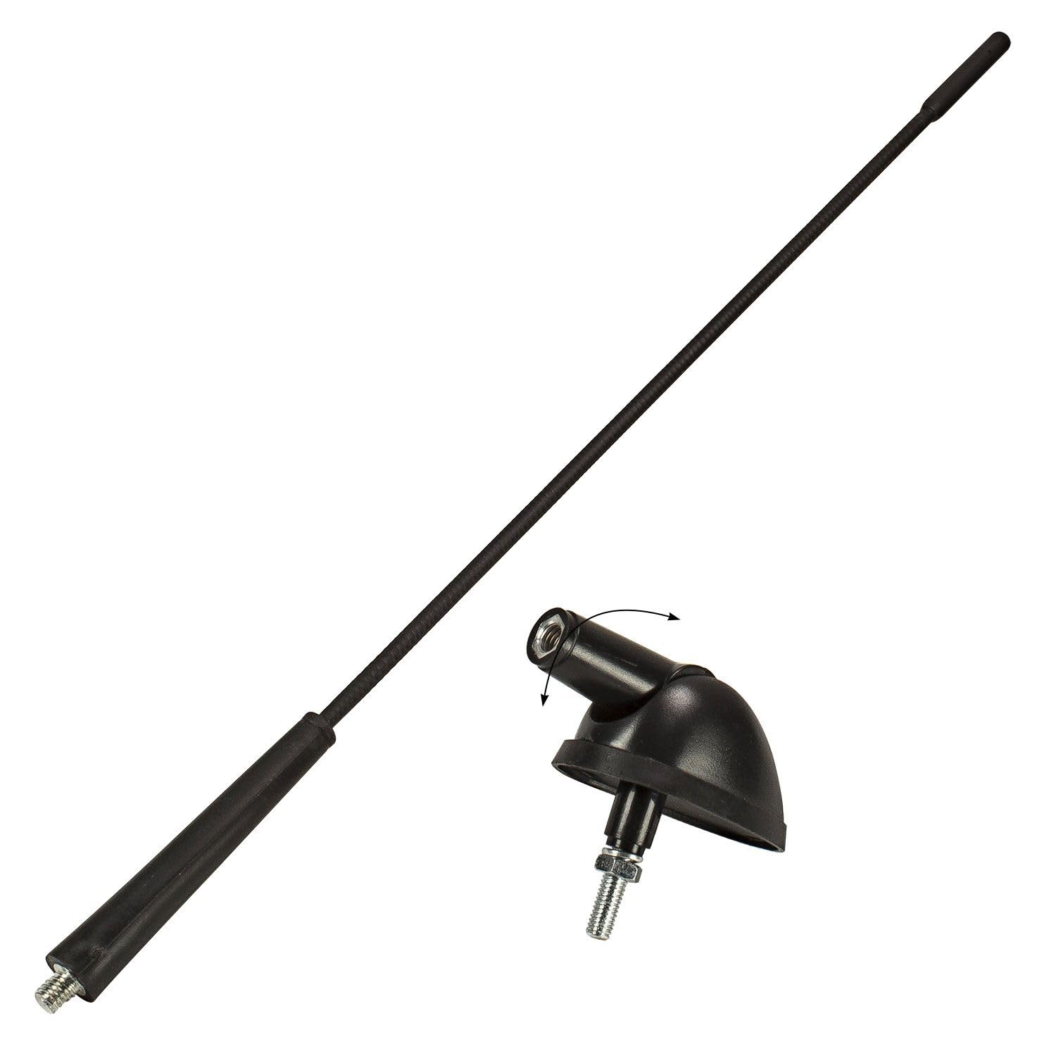 tomzz Audio 1000-021 Antenna da tetto compatibile con Alfa Romeo Fiat Lancia Peugeot (PSA) Dacia Opel AM/FM passivo