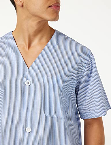 Fruit of the Loom Men's Broadcloth Short Sleeve Top and Long Pants Pajama Set3