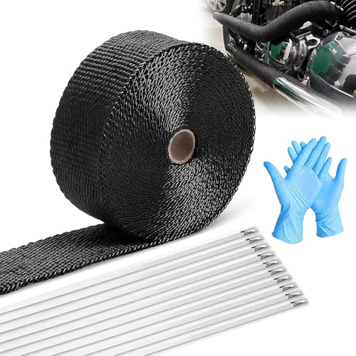 Film thermique noir moto BARTOO bouclier isolant collecteur échappement