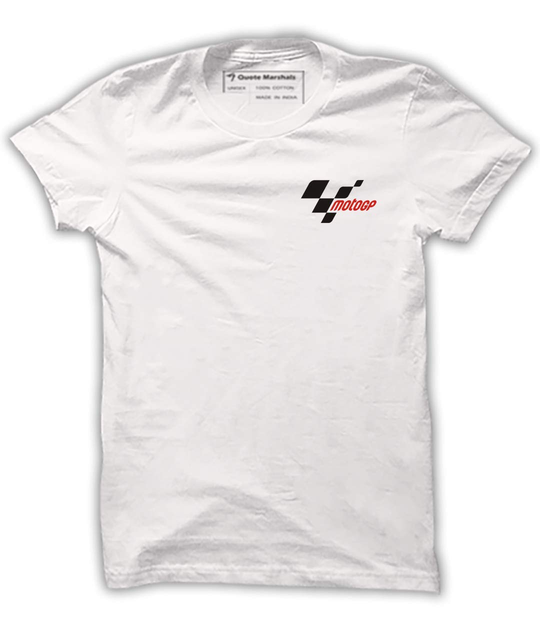 MotoGP Logo White Cotton T-Shirt for Men's