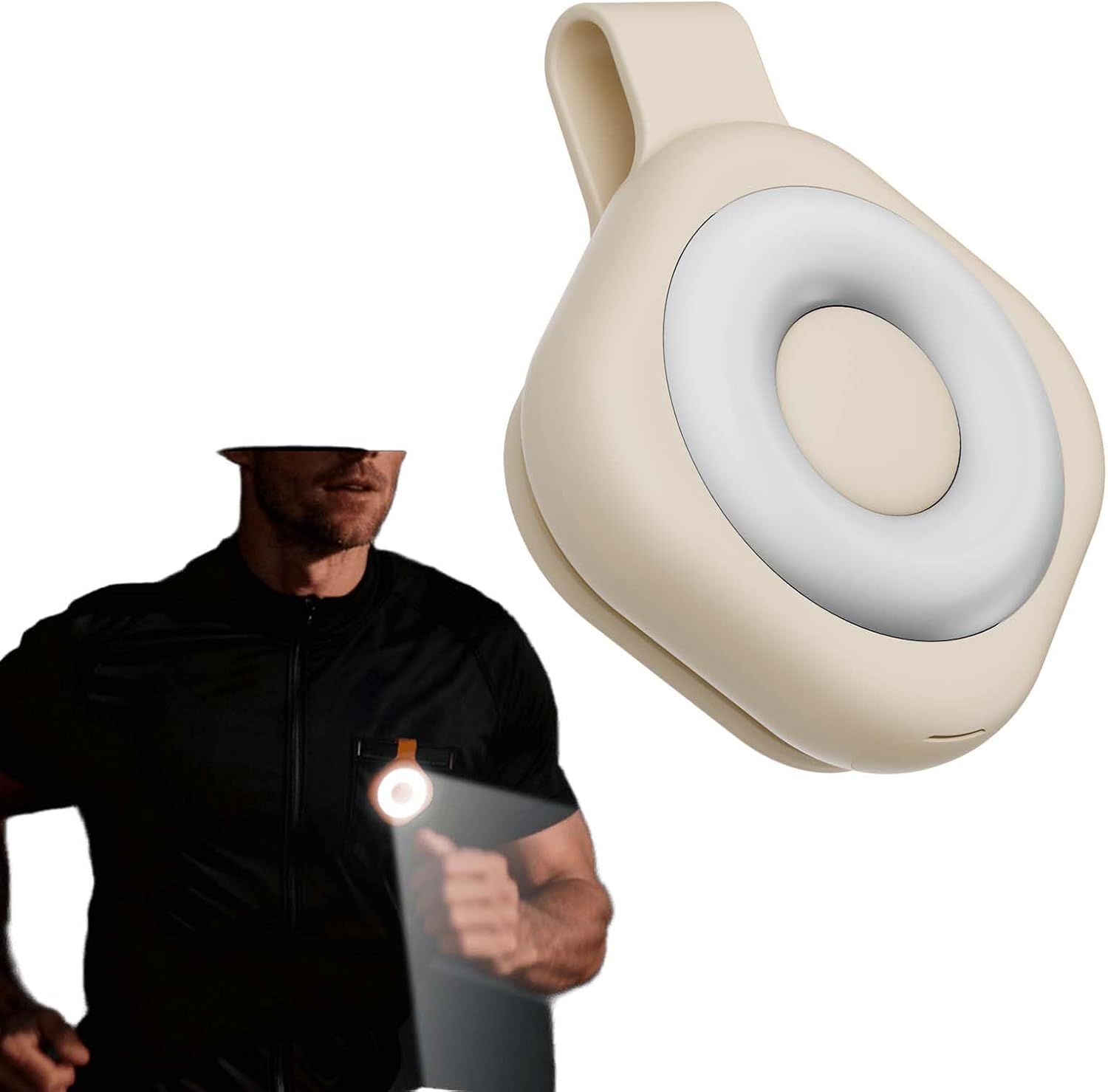 Running Lights for Runners, Magnetic Clip On Rechargeable 6 Modes