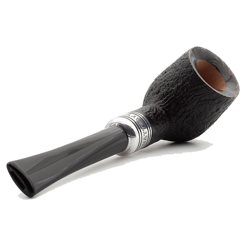 Rattray's Pfeife Newcastle Sandblast 5, sandgestrahlt, schwarz