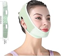 Vista 8 de Serena.H Máscara facial para dormir New Beauty, mascarilla reutilizable en forma de V, máscara facial en forma de V, máscara de elevación de línea