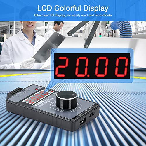 Image of Riiai DC 0-10V 0 /4-20mA Current Voltage Signal Generator, Built-in Battery Power Supply Interface Analog Simulator, Adjustable 4-Digit Display, for PLC, Panel Debugging, Device Testing