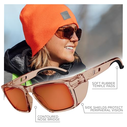 Image of Ergodyne Skullerz SIXTEN Safety Sunglasses with Side Shields, Anti Fog