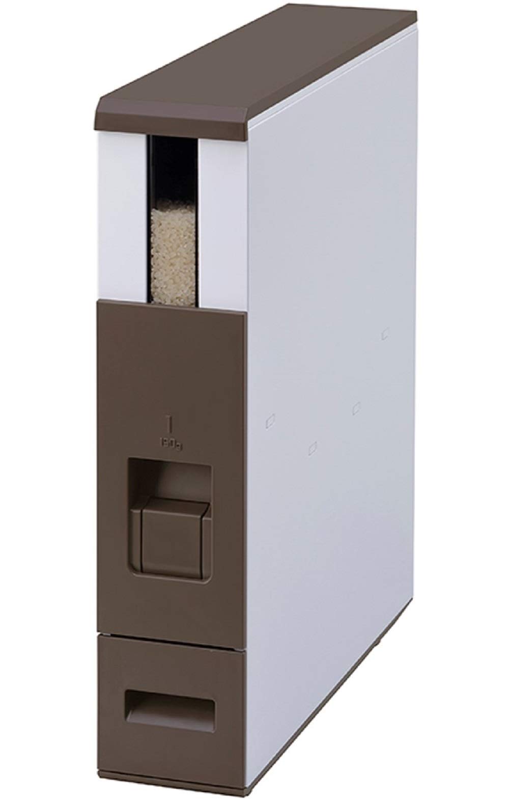 Amazon｜エムケー精工 米びつ 6kg スリム 幅10cm 鋼板製(頑丈/サビ