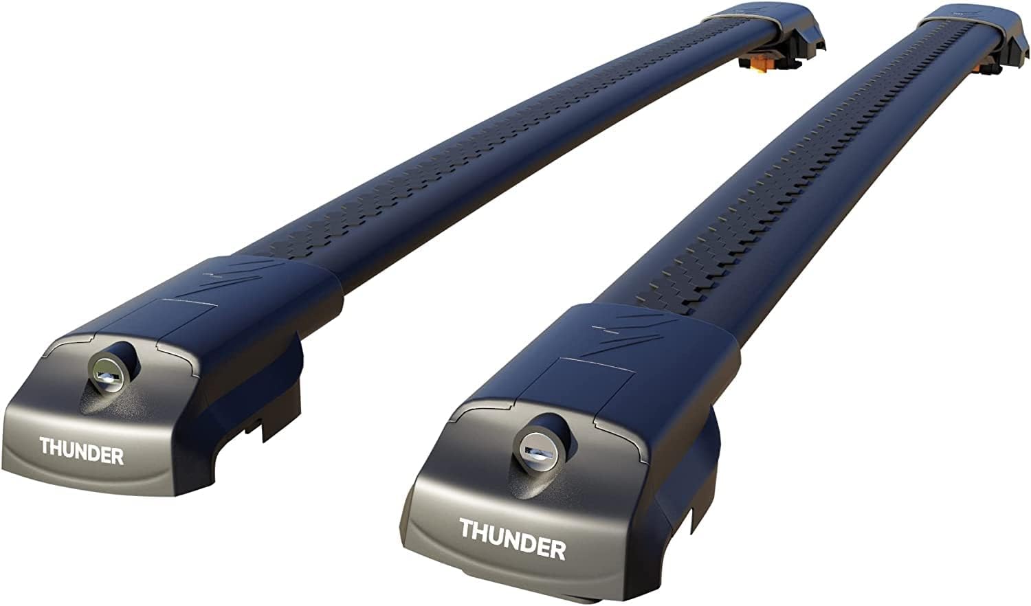 TRX1 Roof Rack For Skoda Kodiaq 2017-Onward Black Aluminium Roof Rack Cross Bars Lockable - Fit Raised Side Rails Roof Rails Cross Bar, Rail Carrier