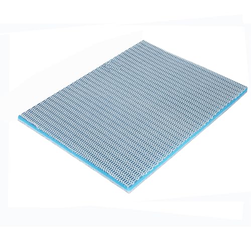 AQUANEAT Aquarium Filter Sponge 8-Layer Filter Media Pad Cut-to-Size Foam Floss for Fish Tank Sump Pond (16 x 12 x 0.6)
