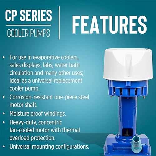 Image of Little Giant CP2-230, 1 /150 HP, 230V, 502 GPH Evaporative Cooler Pump