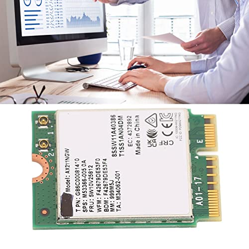 Tarjeta de Red M.2 AX210NGW 6E No Cable BT5.2 Banda Expande a 802.11ax ac para Laptops PC miniatura 3