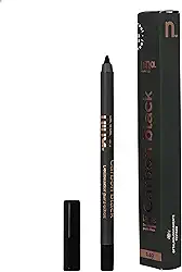 Lápis de Olho Delineador Carbon Black, Lapiseira para Olhos, Resistente à Água, Preto Matte, Vegano - Nina Makeup