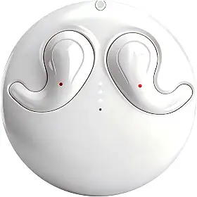 Fones de Ouvido Bluetooth para Dormir de Lado, Sem Fio, Leves e Discretos, para Relaxamento Noturno, Meditação e Podcast (branco)