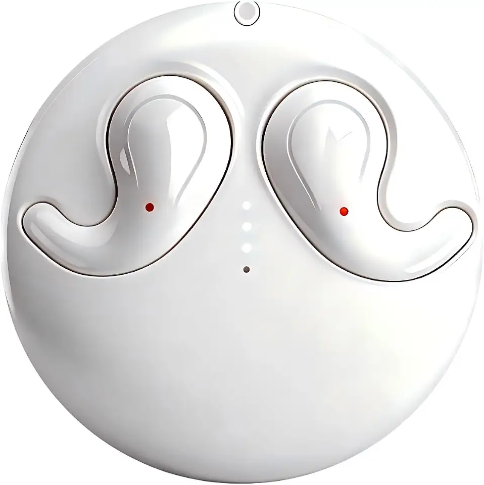 Fones de Ouvido Bluetooth para Dormir de Lado, Sem Fio, Leves e Discretos, para Relaxamento Noturno, Meditação e Podcast (branco)