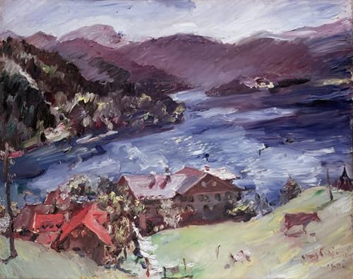 Graffiti Art Mural Walchensee Lovis Corinth impression poster moderne tableaux 60x90cm
