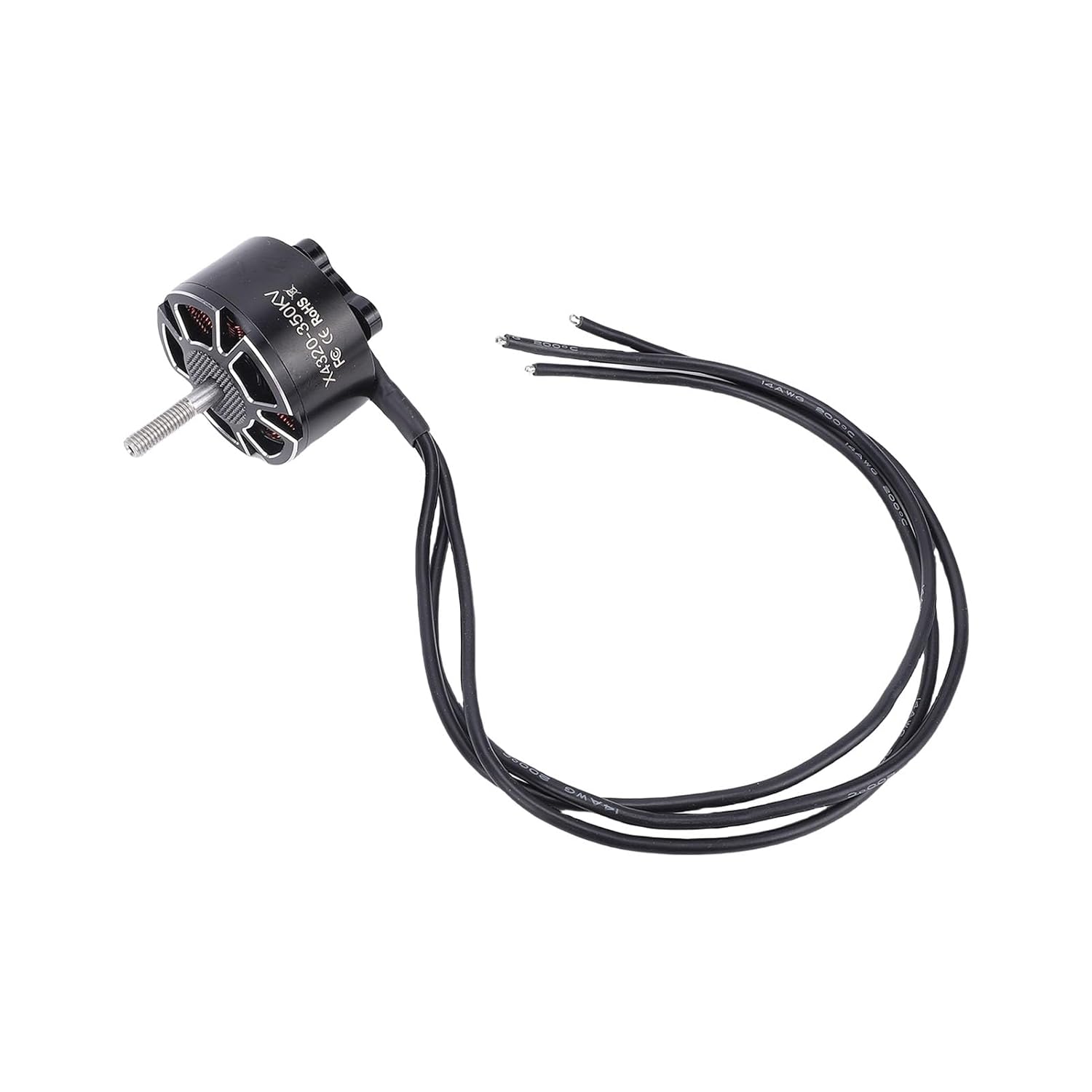 Keenso Brushless Motor, Aluminum Alloy 15 Inch FPV Drone 350KV for RC Quadcopter, High Power Acceleration for Aerial Stunts