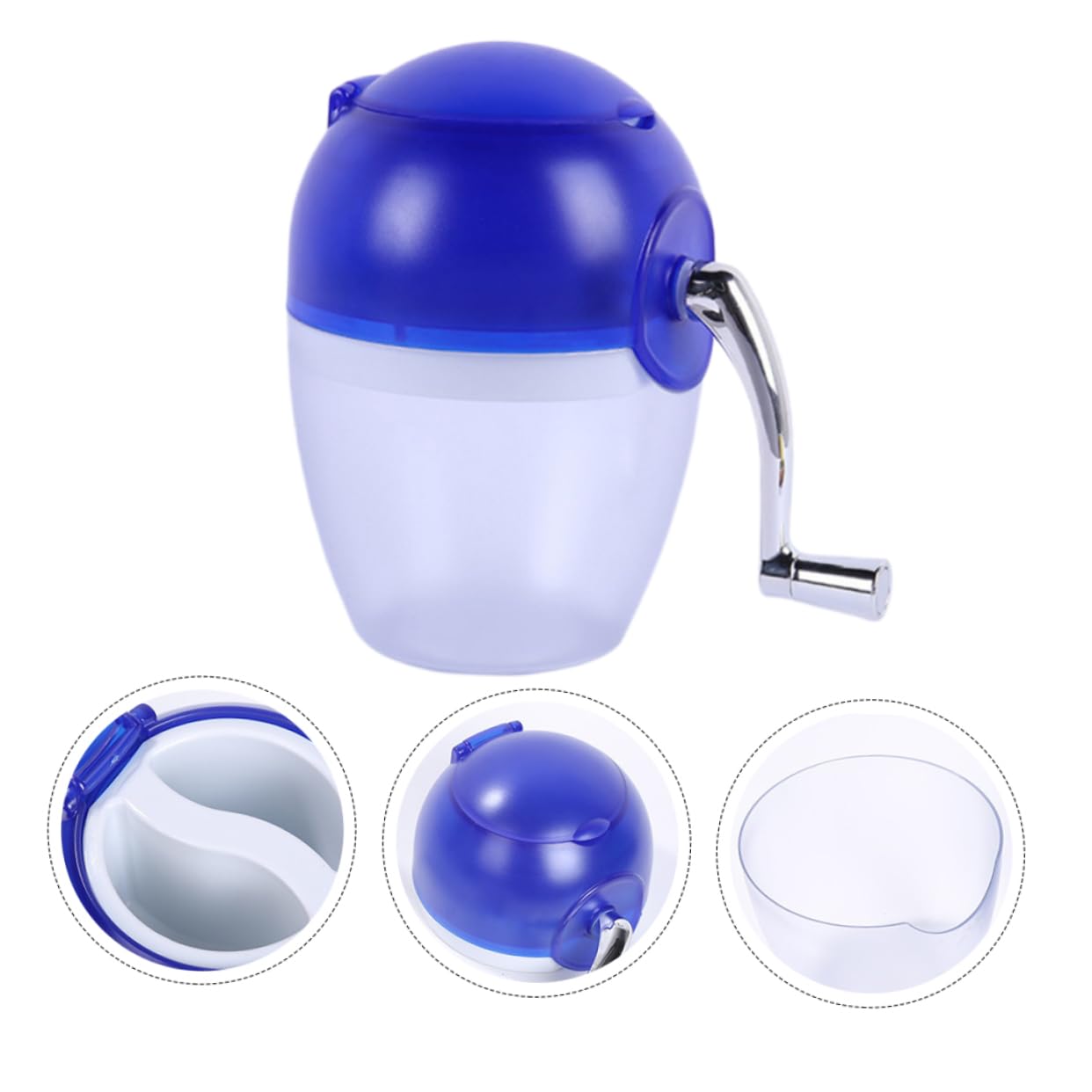 KOMBIUDA Manual Shaver Compact Ice Crushing Machine for No Electricity Required Random Color for Treats