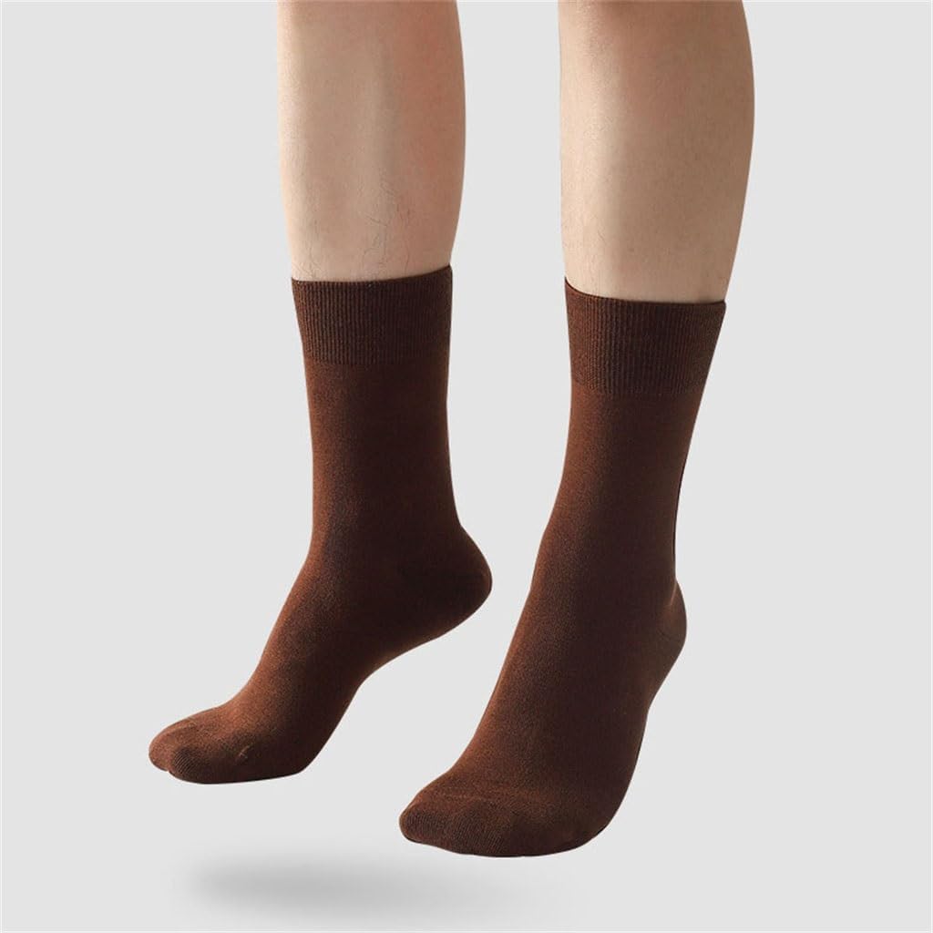 2 Pairs of Men's Socks, Black Business Long for Spring and